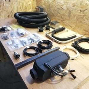 composants autoterm air 2d rangéssur un établi