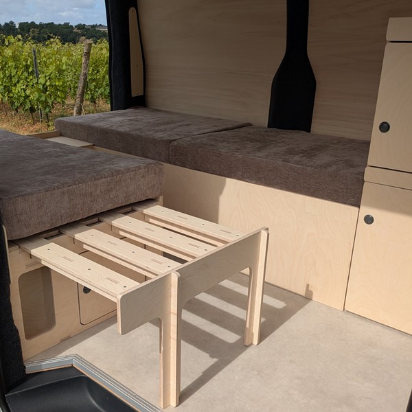Ford transit custom V2 aménagé peigne