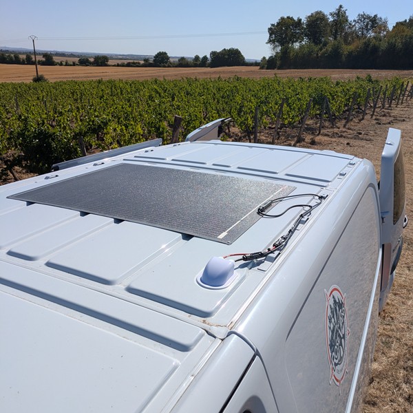 Citroen Jumpy aménagé-panneau solaire 150w