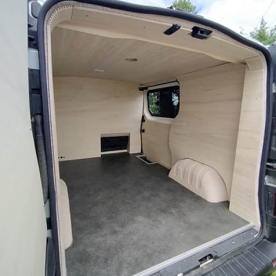 Renault trafic L1H1 habillage bois de peuplier