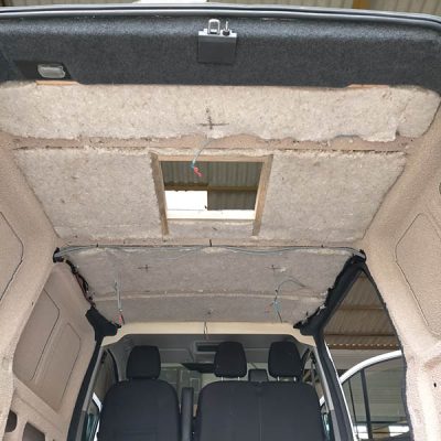 Isolation biofib du ford transit custom aménagé